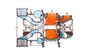 De Turbocompressor van de de Reeksihi MENS van de asstroomturbine NA/TCA voor Marine Diesel Engine